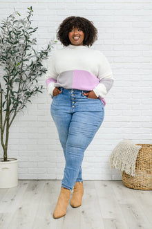  Hi-Rise Button Fly Skinny