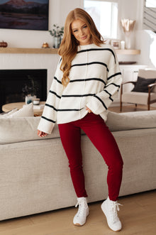  More or Less Striped Sweater