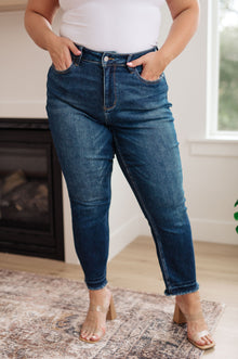  Phillipa High Rise Release Hem Slim Jeans
