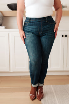  Rowena High Rise Pull On Double Cuff Slim Jeans
