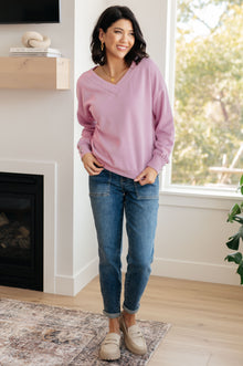  Totally Verified Long Sleeve V-Neck Top
