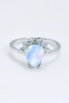  925 Sterling Silver Moonstone Ring